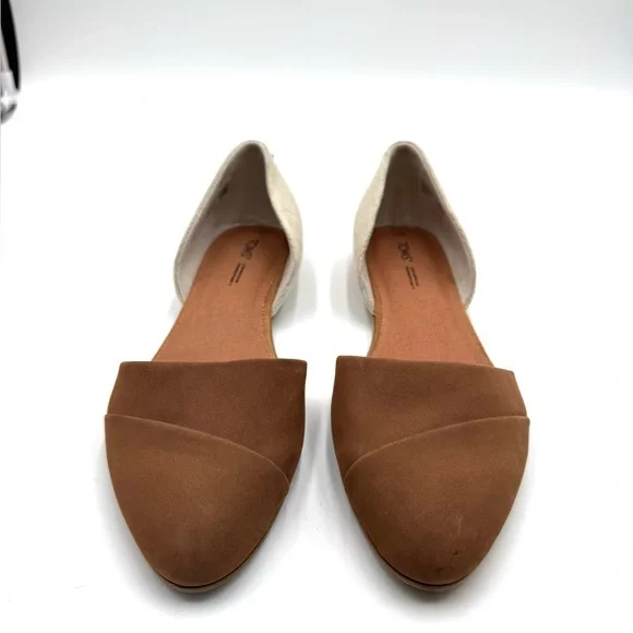 Toms Pointed Toe d'Orsay Flat - Picture 1 of 9